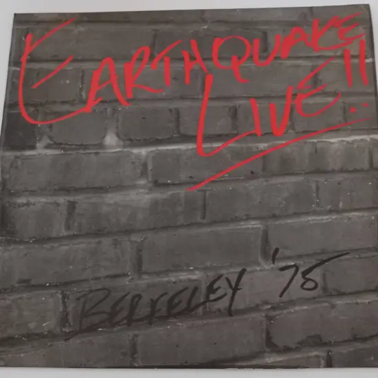 Earth Quake (2), Live!! Berkeley '75